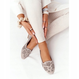 Mocassini traforati Sergio Leone BL627 Cappuccino grigio 3