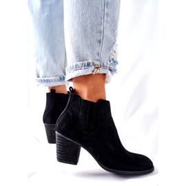 Stivali classici in pelle scamosciata da donna Black Flashbrook nero 2