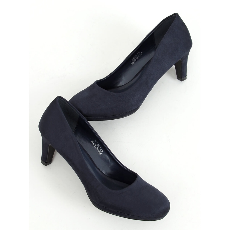 Décolleté sulla piattaforma blu navy KZ600 Blue 1