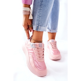 Scarpe sportive da donna Memory Foam Big Star II274333 Rosa 1
