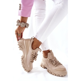 PS1 Scarpe Sportive Donna Sneakers Beige Miles 2