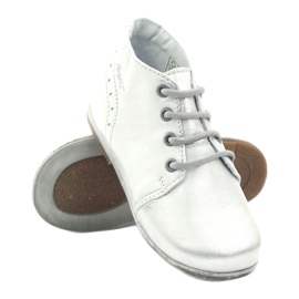 Stivali in pelle in pelle Silver Sily Shiny Hugotti d'argento 3