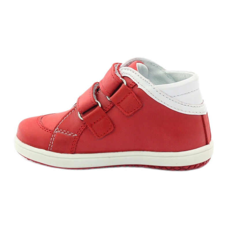 Scarpe in pelle Hugotti con velcro rosso 2
