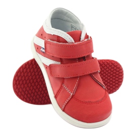 Scarpe in pelle Hugotti con velcro rosso 3
