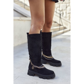 PS1 Stivali Alti Donna Black Lagoon nero 2