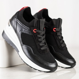 SHELOVET Sneakers Slip-on Con Rete nero 2