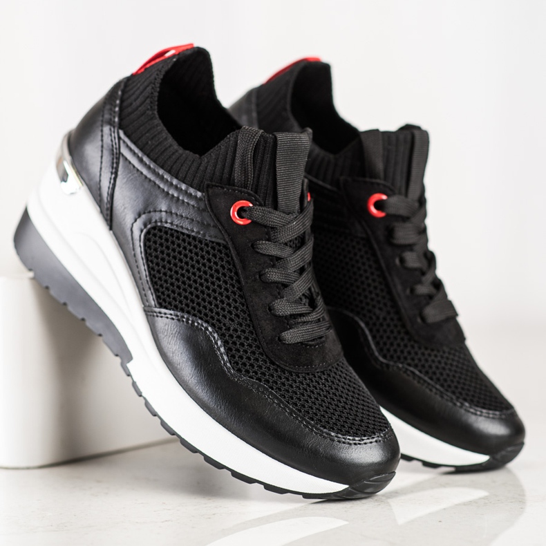 SHELOVET Sneakers Slip-on Con Rete nero 2