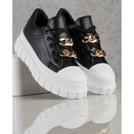 SHELOVET Sneakers Con Catena Alla Moda nero 1