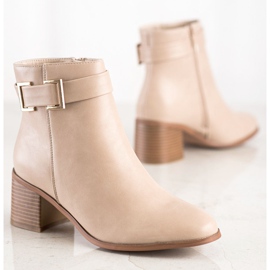 Seastar Stivali eleganti in ecopelle beige 1