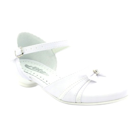 Décolleté ballerine comunione Miko 702 bianche bianco 1