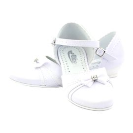 Décolleté ballerine comunione Miko 702 bianche bianca 3