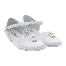 Décolleté ballerine comunione Miko 710 bianche bianca 4