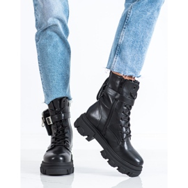 Lavoratori alla moda sulla piattaforma VINCEZA nero 2