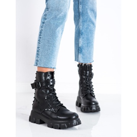 Erynn Operai con borchie nere nero 2