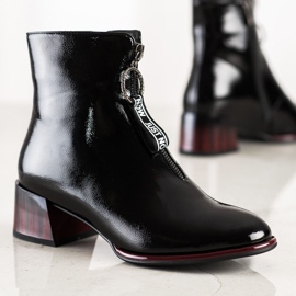 S. BARSKI Stivali eleganti con cerniera S.BARSKI nero 1