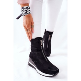 Vinceza Stivali da donna con zeppa Black Glenvar nero 2