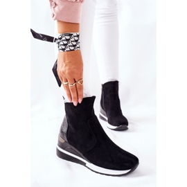 Vinceza Stivali da donna con zeppa Black Greenfort nero 1