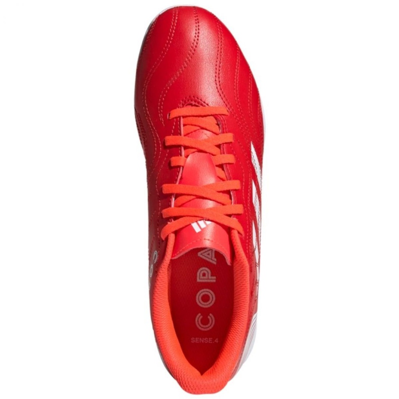 Scarpe da calcio Adidas Copa Sense.4 In M FY6181 rosso arance e rosse 1
