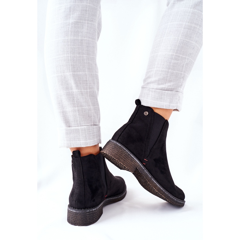 Stivaletti Jodhpur Classic da Donna Scamosciato Nero Erica 1