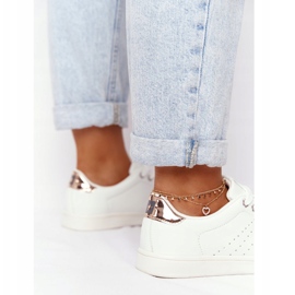 Sneakers da Donna in Pelle Big Star DD274583 Bianco-Rame bianca 3