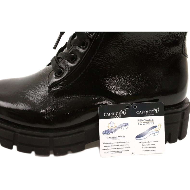 Stivali da donna Caprice 9-25252-27 017 Lacca nera nero 6
