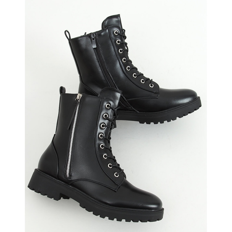 Stivali militari neri Xj-63 Black nero 1