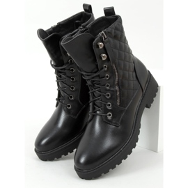 Operai trapuntati neri XJ-65 Black nero 1