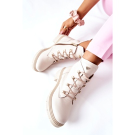 Stivali Donna Camoscio Beige Nicole 2674 2