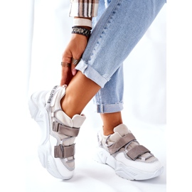 NAVY DOT Scarpe Sportive Donna Sneakers Argento Katerini 1