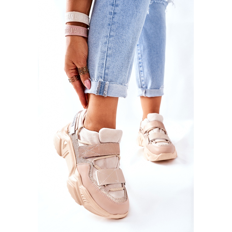 NAVY DOT Scarpe sportive da donna Sneakers Beige Katerini 1