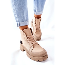 PS1 Stivali Kaki Any One da donna beige 2