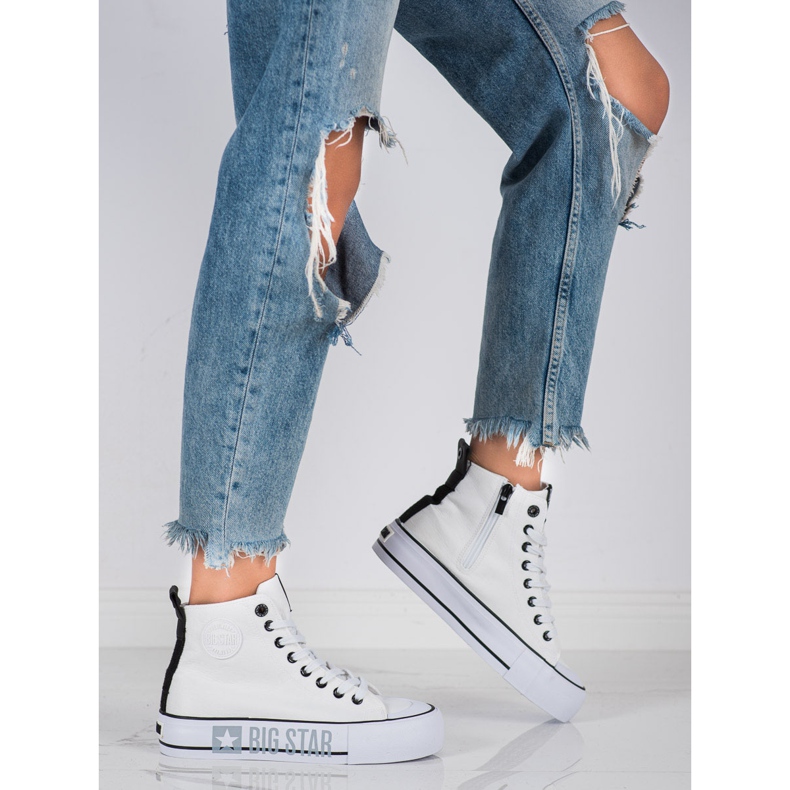 Sneakers da donna Big Star II274014 bianco 1
