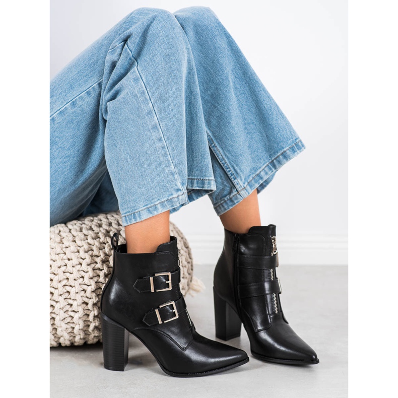 Stivali Alla Moda In Spitz VINCEZA nero 2