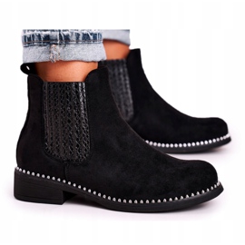Stivaletti Donna Stivaletti Jodhpur Suede Nero Meagan 5