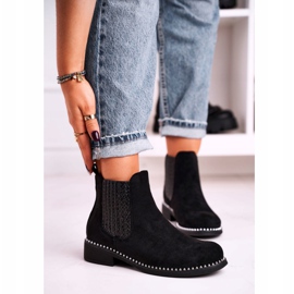 Stivaletti Donna Stivaletti Jodhpur Suede Nero Meagan 1