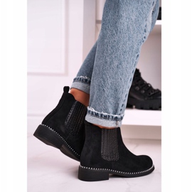 Stivaletti Donna Stivaletti Jodhpur Suede Nero Meagan 3