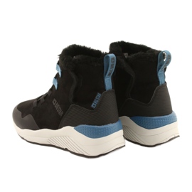 Stivali da neve sportivi in ​​pelle scamosciata Big Star II274261 Black nero 3