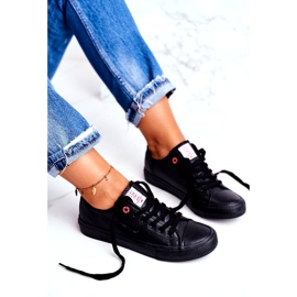 Sneakers Cross Jeans da Donna Ecopelle Nera DD2R4029CFW20 nero 4