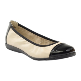 Scarpe ballerine da donna Caprice 22152 nero marrone 1