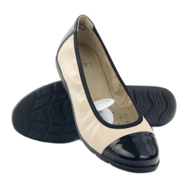 Scarpe ballerine da donna Caprice 22152 nero marrone 3