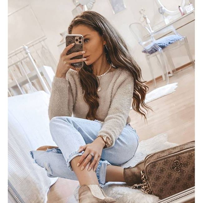 Stivaletti Ana kaki su un post beige marrone cachi 1