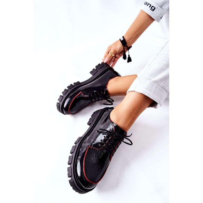 Scarpe da donna in pelle Maciejka Nero 5074A-01 2