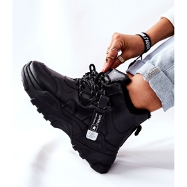 Sneakers Donna Nere Warm Stivali da neve Kaphia nero 2