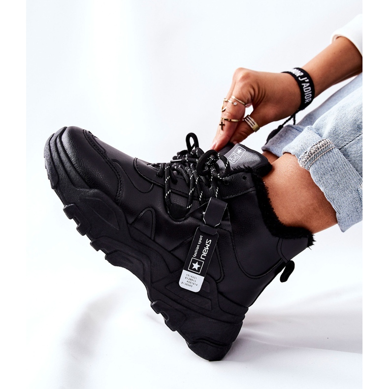 Sneakers Donna Nere Warm Stivali da neve Kaphia nero 2