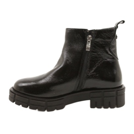 Stivali da donna Varnished Black Caprice 9-25461-27 017 nero 1
