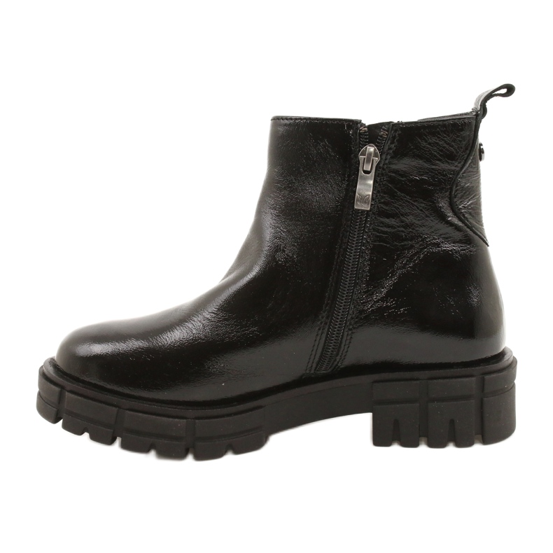 Stivali da donna Varnished Black Caprice 9-25461-27 017 nero 1