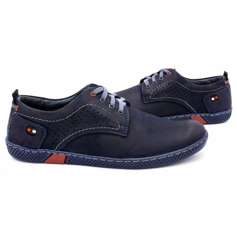 Antex Scarpe casual da uomo 302 blu navy 3