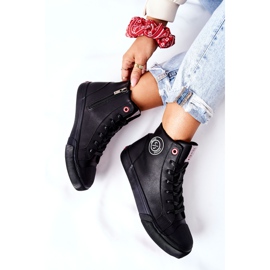 Sneakers da donna isolate Cross Jeans High Black II2R4009C nero 1