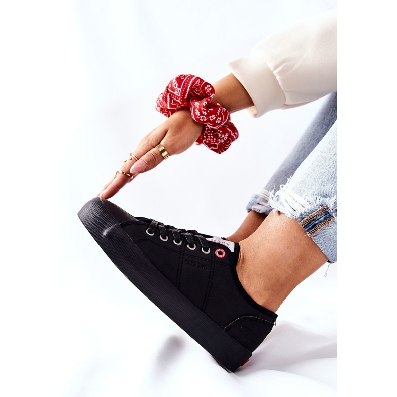 Sneakers Donna Cross Jeans II2R4003C Nero 2