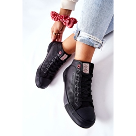 Sneakers Alte da Donna Cross Jeans II2R4032C Nere nero 1